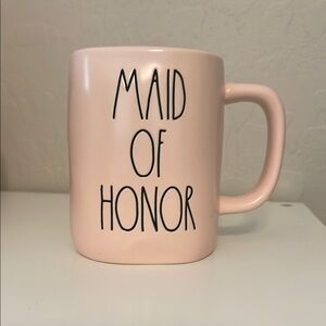 Rae Dunn Pink Ceramic Dining Mugs